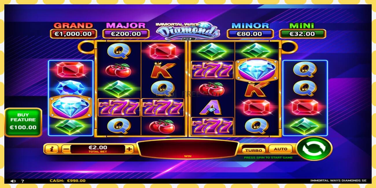 Demo slot Immortal Ways Diamonds SE free and without registration, picture - 1