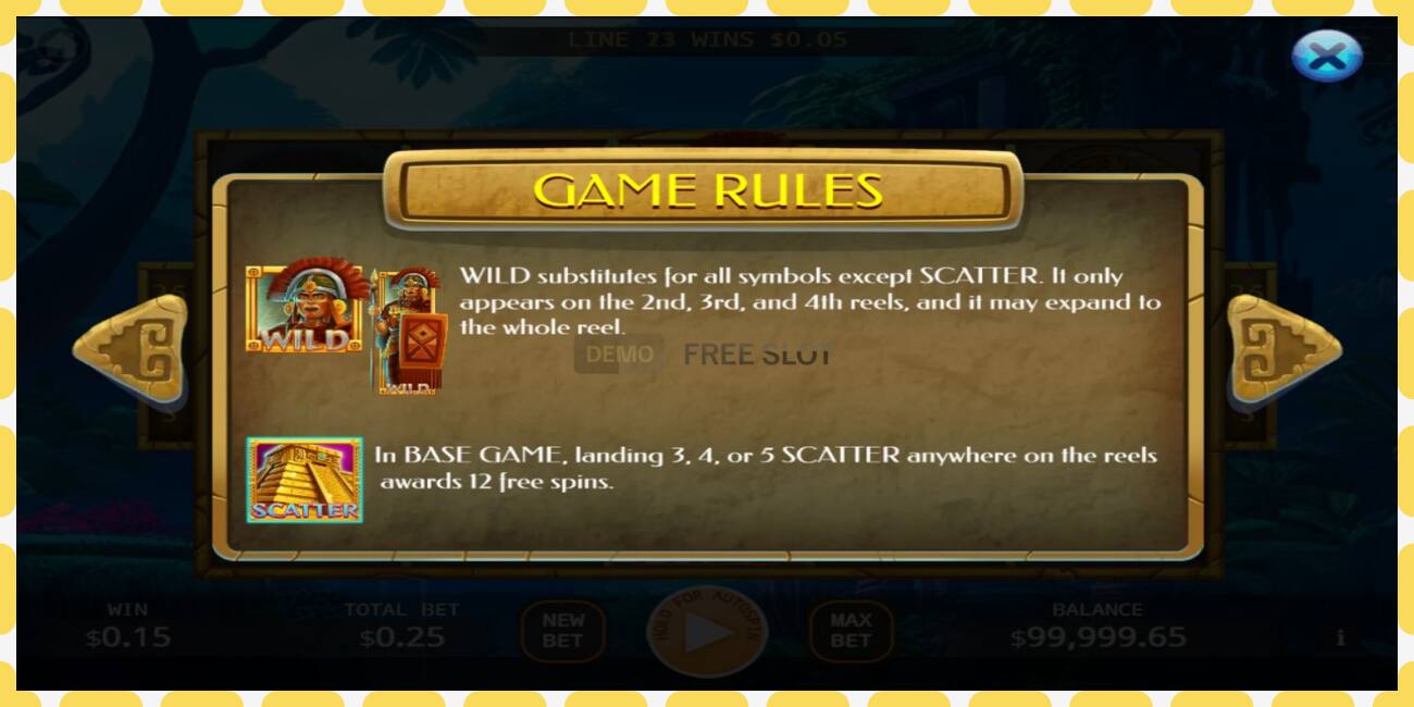 Demo slot Incas Lost Treasure free and without registration, picture - 1