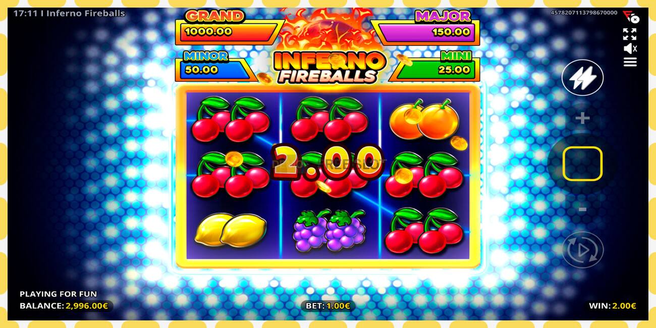 Demo slot Inferno Fireballs ingyenes és regisztráció nélkül, kép - 1