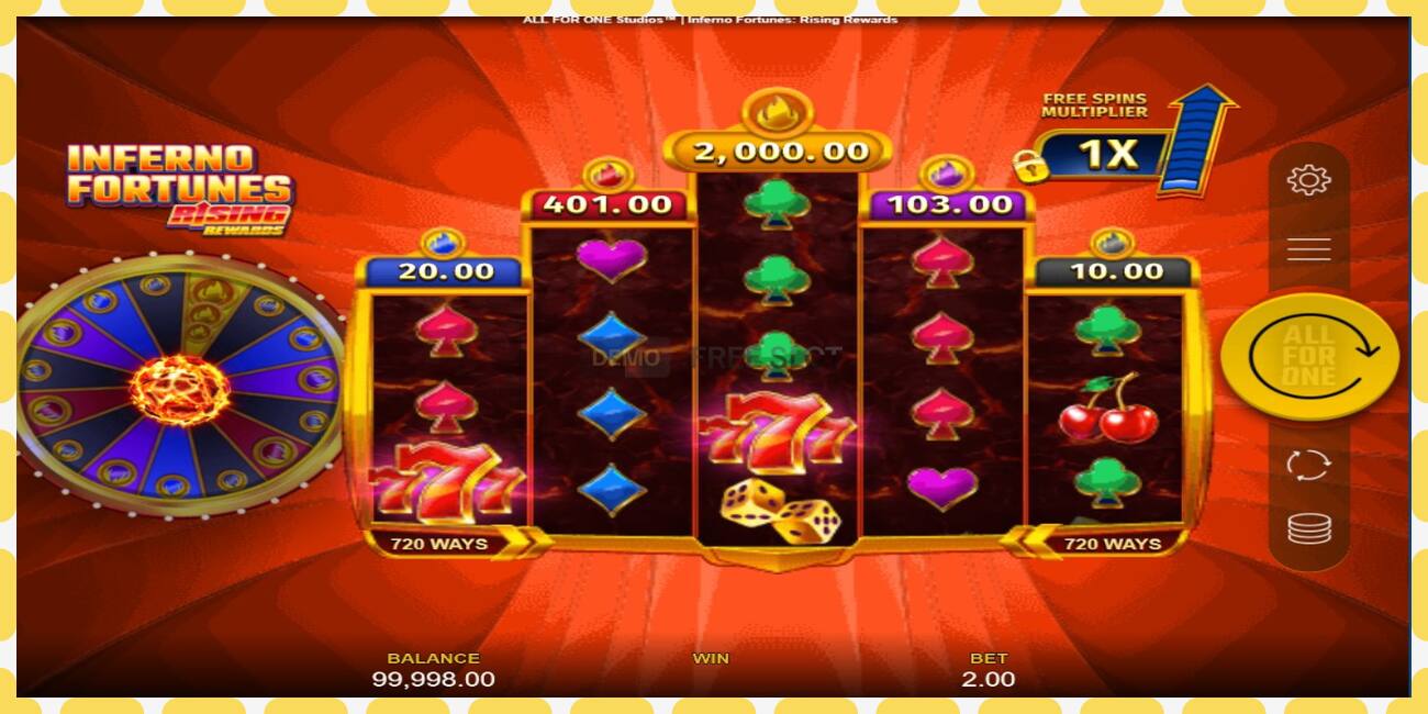 Demo slot Inferno Fortunes: Rising Rewards free and without registration, picture - 1