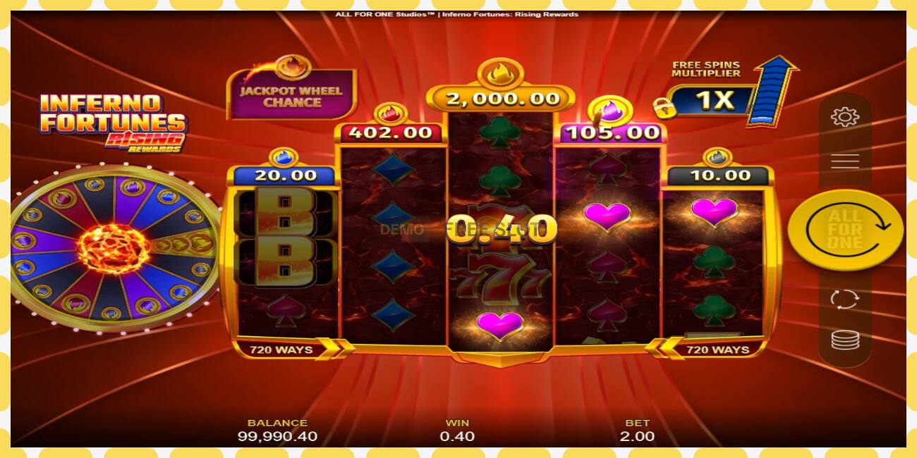 Demo slot Inferno Fortunes: Rising Rewards free and without registration, picture - 1