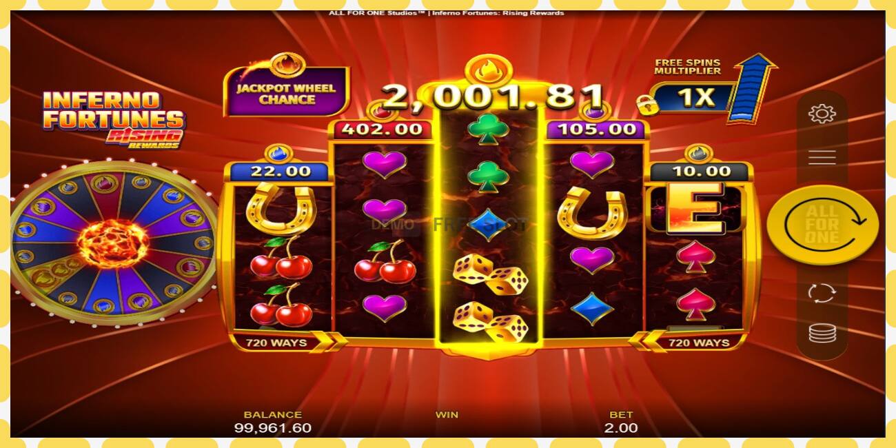 Demo slot Inferno Fortunes: Rising Rewards free and without registration, picture - 1