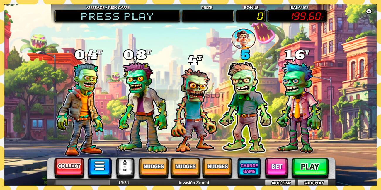 Slot de demostración Invasion Zombie gratuíto e sen rexistro, imaxe - 1