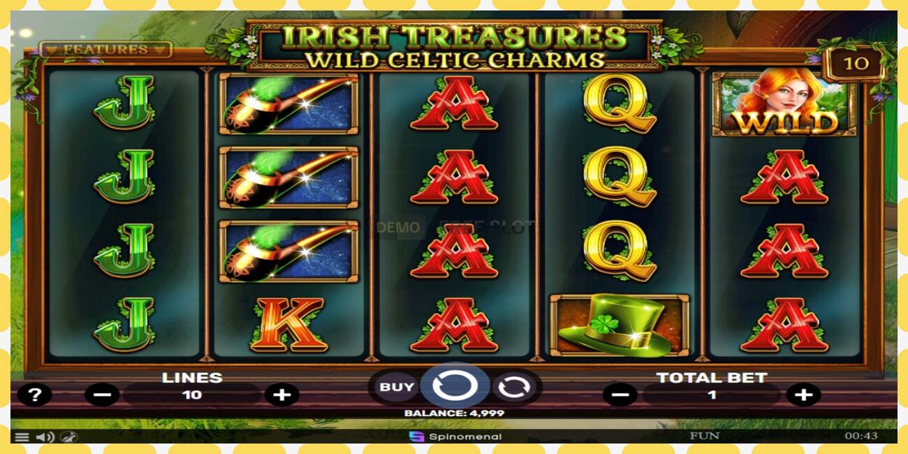 Demo slot Irish Treasures - Wild Celtic Charms gratis og uden registrering, billede - 1