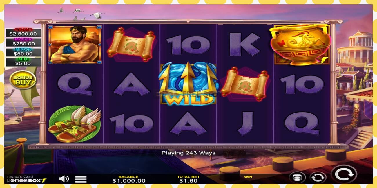 Demo slot Ithacas Gold free and without registration, picture - 1