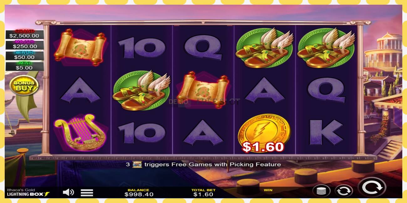 Demo slot Ithacas Gold free and without registration, picture - 1