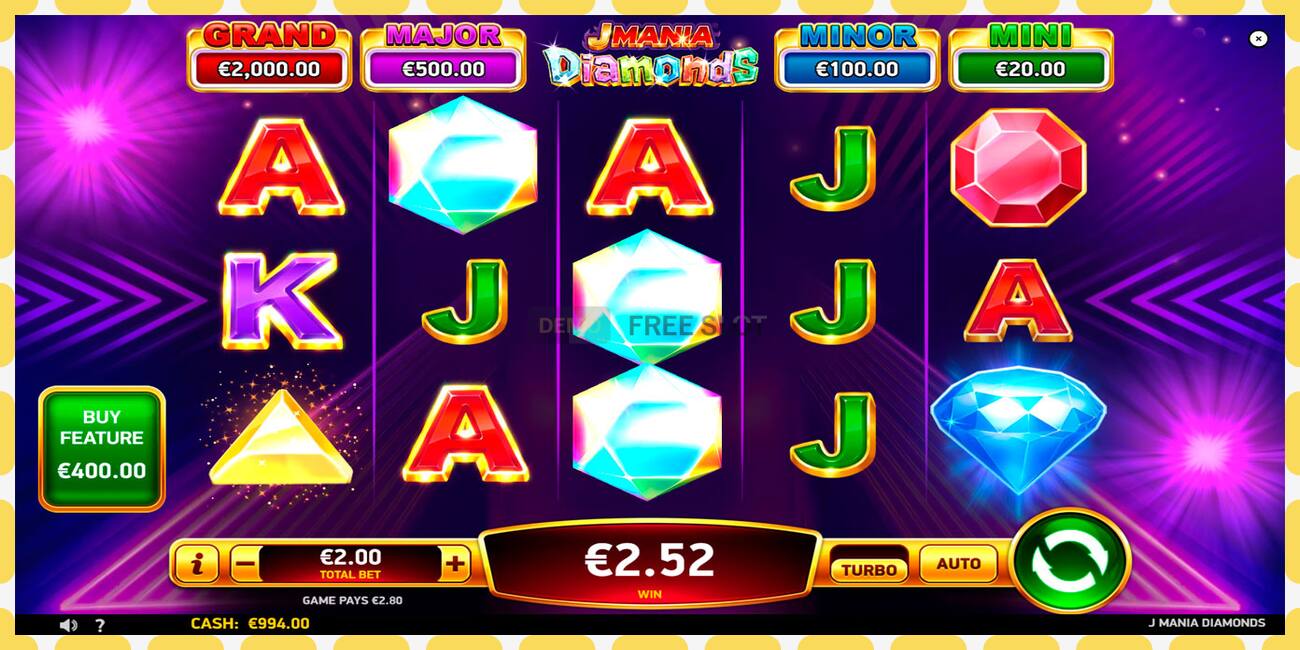 Demo slot J Mania Diamonds free and without registration, picture - 1