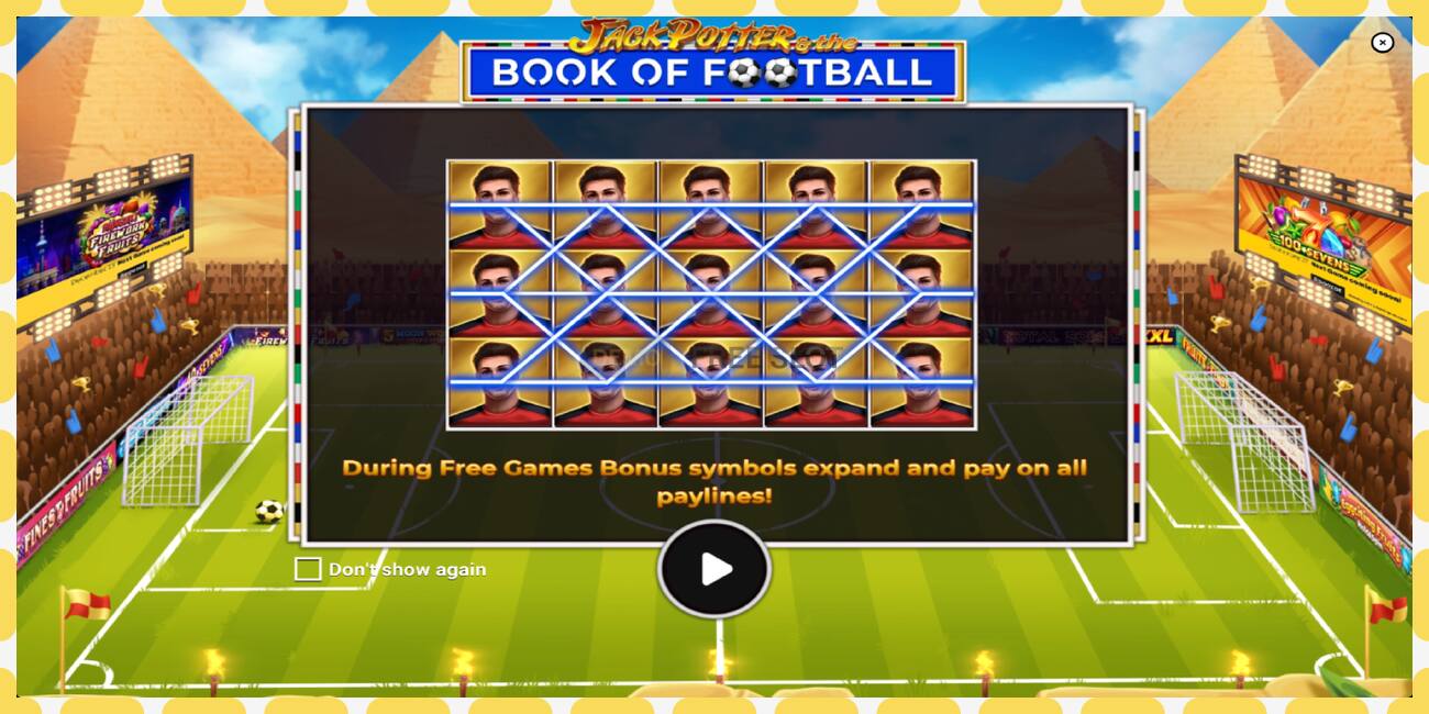 Demo slot Jack Potter & The Book of Football free and without registration, picture - 1