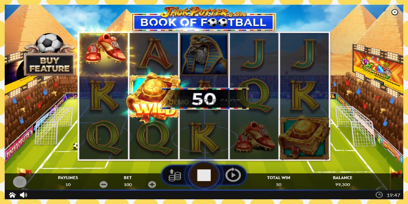 Demo slot Jack Potter & The Book of Football free and without registration, picture - 1