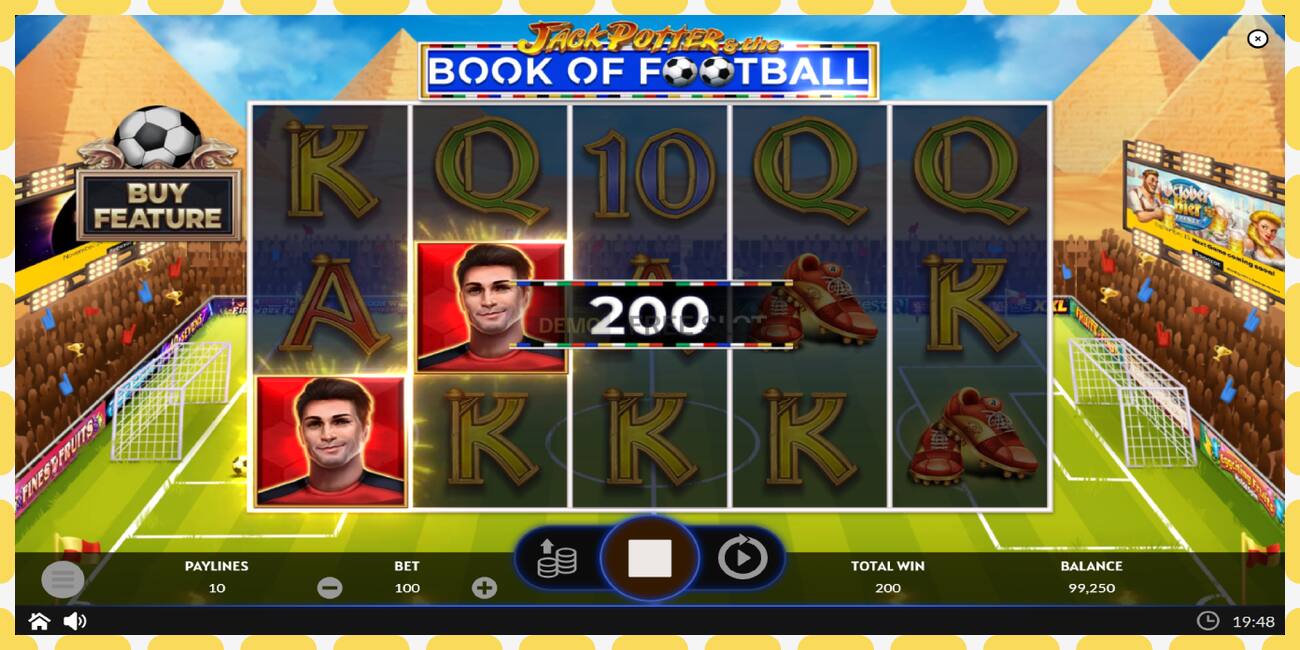 Demo slot Jack Potter & The Book of Football free and without registration, picture - 1