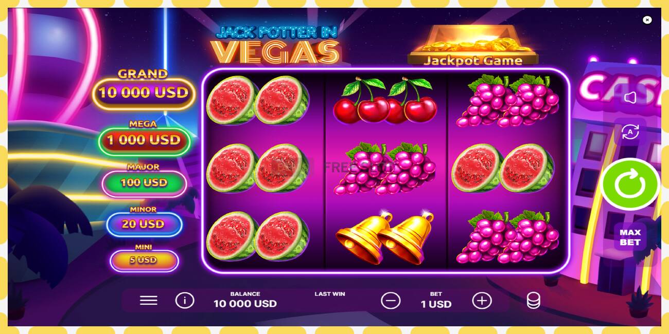 Demo slot Jack Potter in Vegas free and without registration, picture - 1