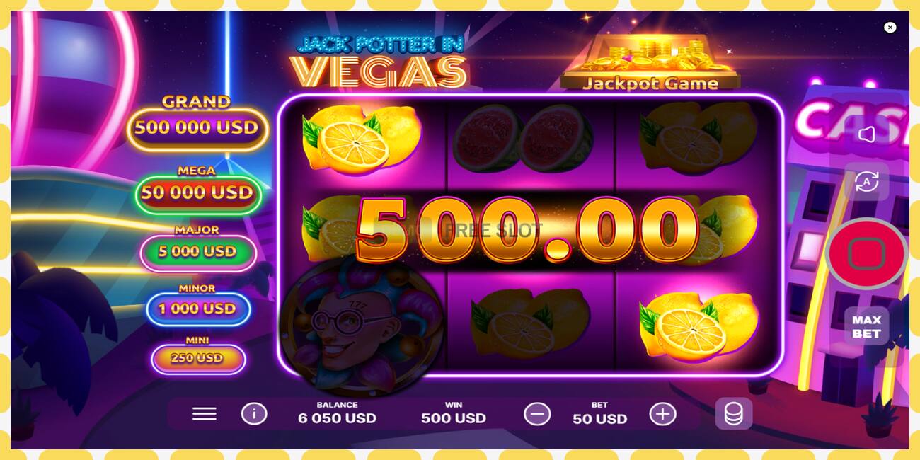 Demo slot Jack Potter in Vegas free and without registration, picture - 1