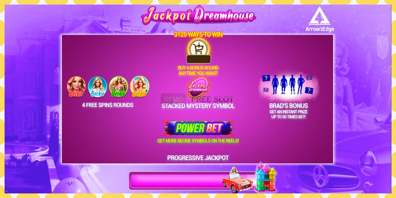 Demo yuvası Jackpot Dreamhouse ücretsiz ve kayıt olmadan, resim - 1