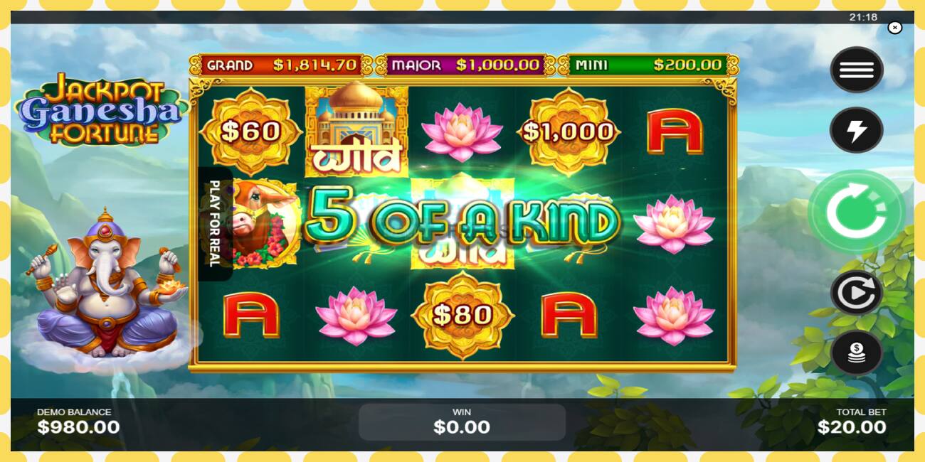 Demo slot Jackpot Ganesha Fortune free and without registration, picture - 1