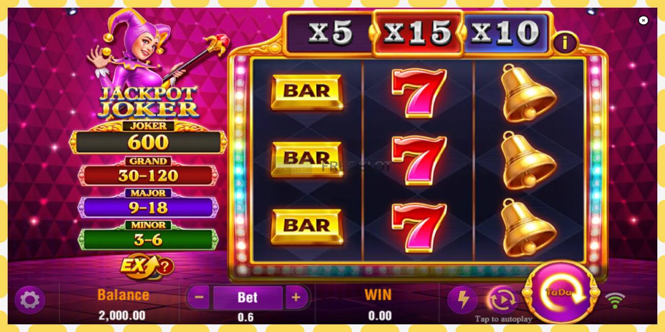 Demo slot Jackpot Joker නොමිලේ සහ ලියාපදිංචියකින් තොරව, පින්තූරය - 1