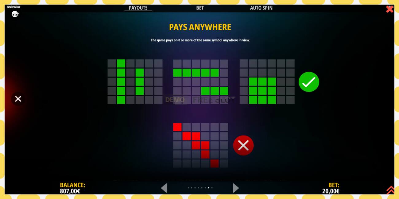 Demo slot Jawbreaker free and without registration, picture - 1