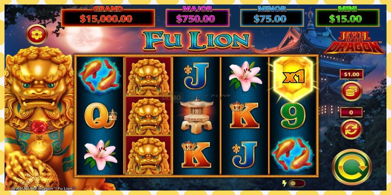 Demo slot Jewel of the Dragon Fu Lion free and without registration, picture - 1