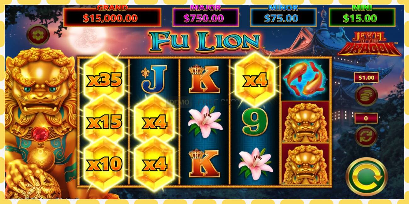 Demo slot Jewel of the Dragon Fu Lion free and without registration, picture - 1