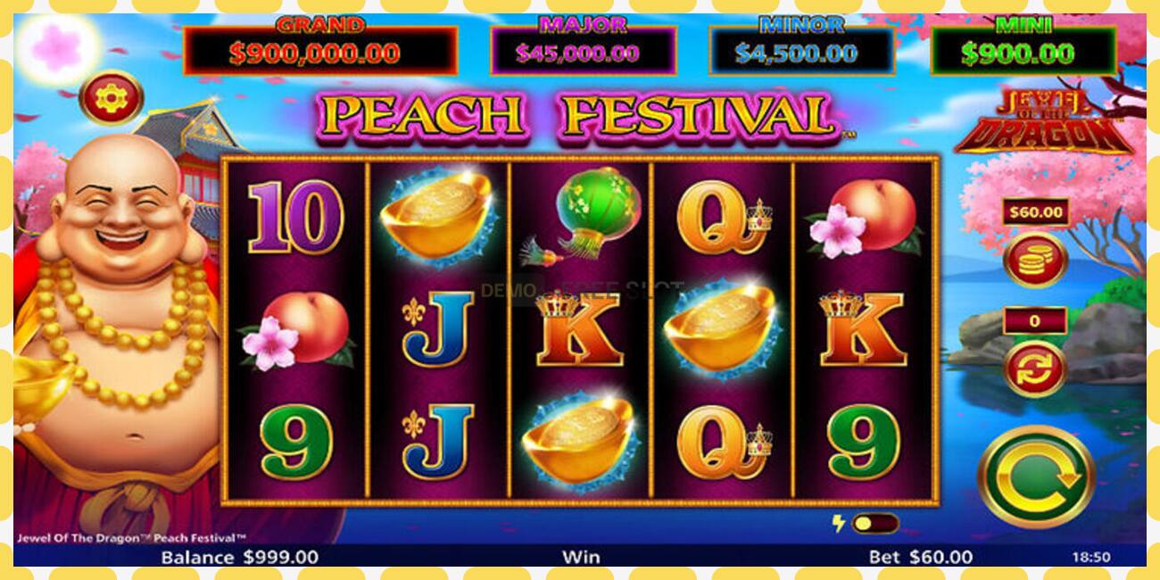 Demo slot Jewel of the Dragon Peach Festival free and without registration, picture - 1