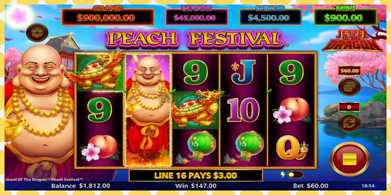 Demo slot Jewel of the Dragon Peach Festival free and without registration, picture - 1