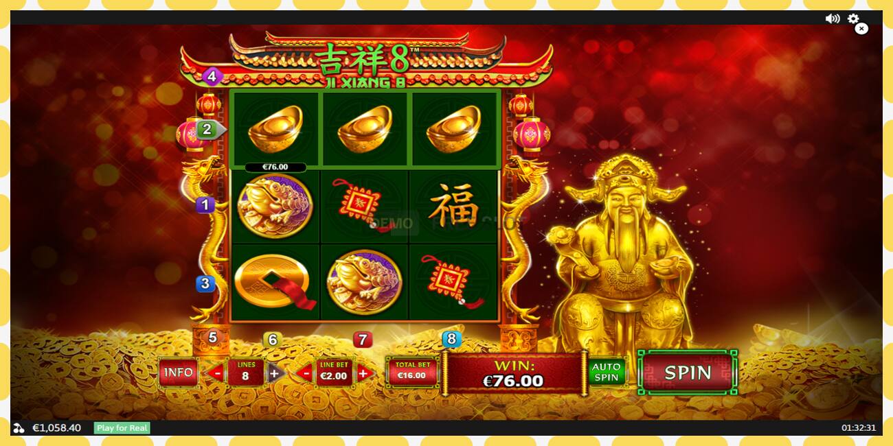 Demo slot Ji Xiang 8 free and without registration, picture - 1