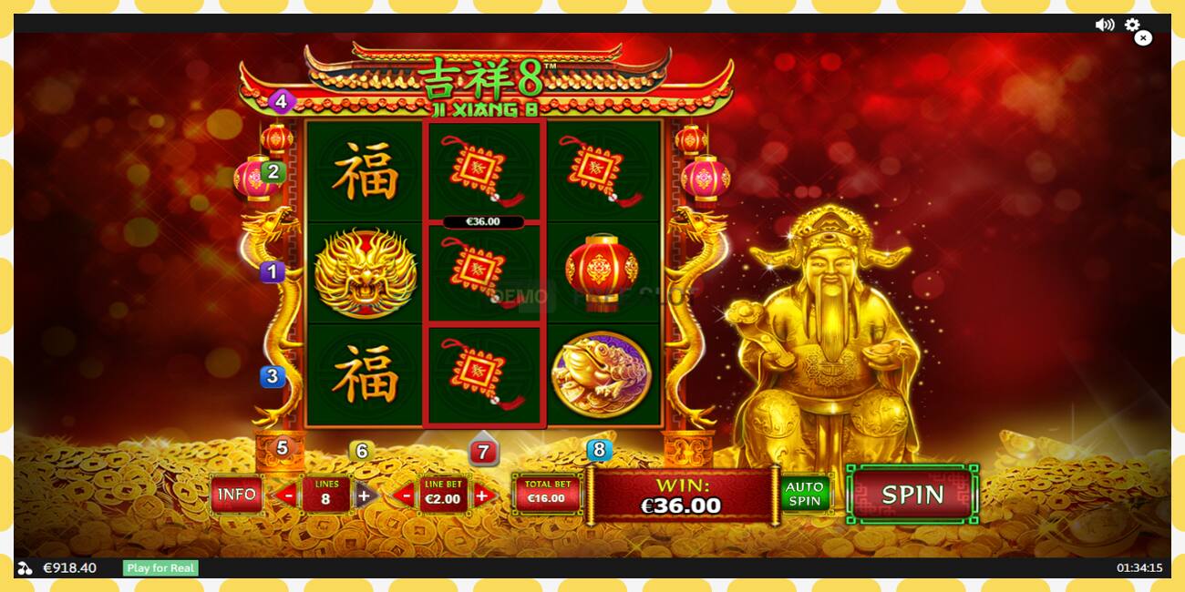 Demo slot Ji Xiang 8 free and without registration, picture - 1