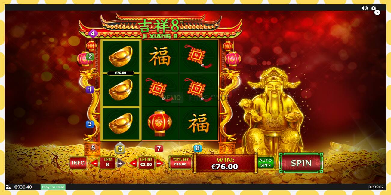 Demo slot Ji Xiang 8 free and without registration, picture - 1