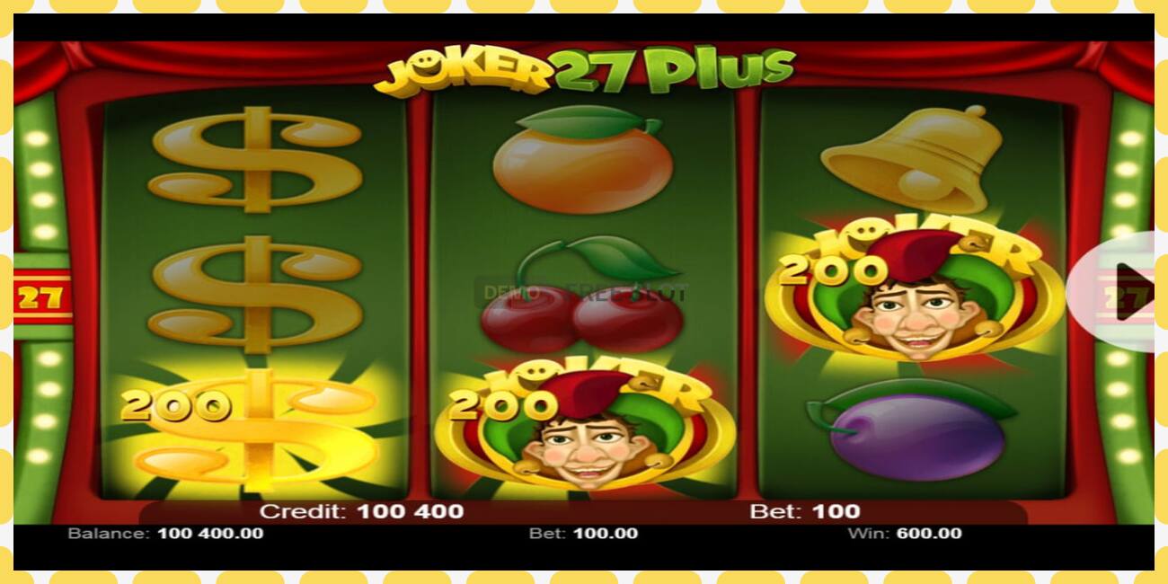 Demo slot Joker 27 Plus free and without registration, picture - 1