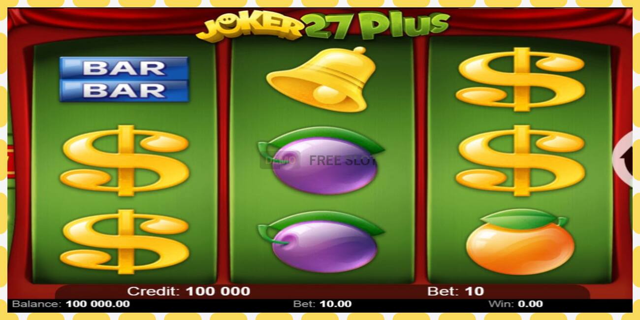 Demo slot Joker 27 Plus free and without registration, picture - 1