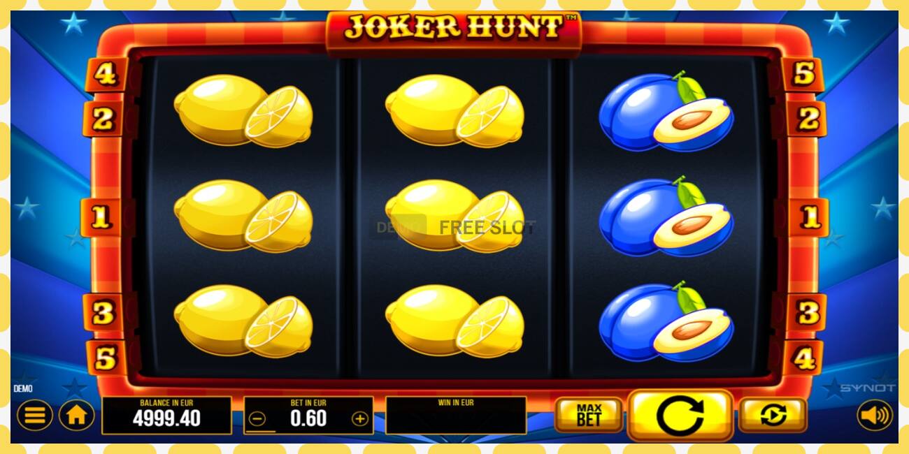 Slot demo Joker Hunt gratuit și fără înregistrare, imagine - 1