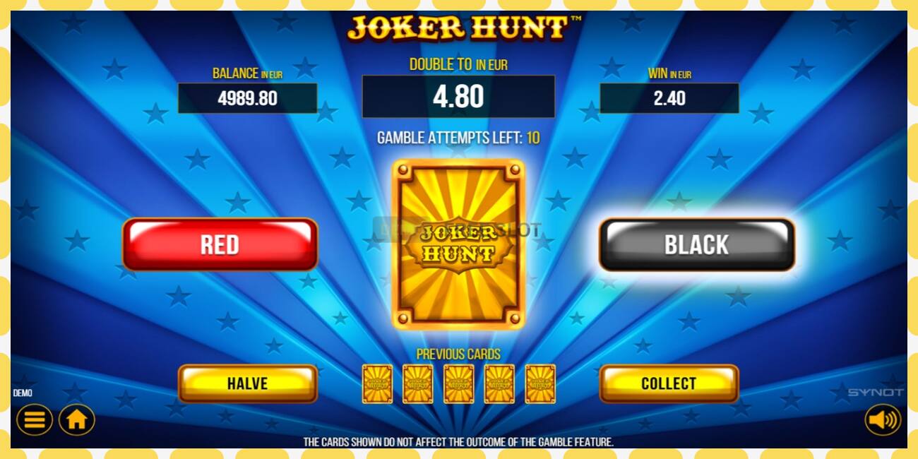 Slot demo Joker Hunt gratuit și fără înregistrare, imagine - 1