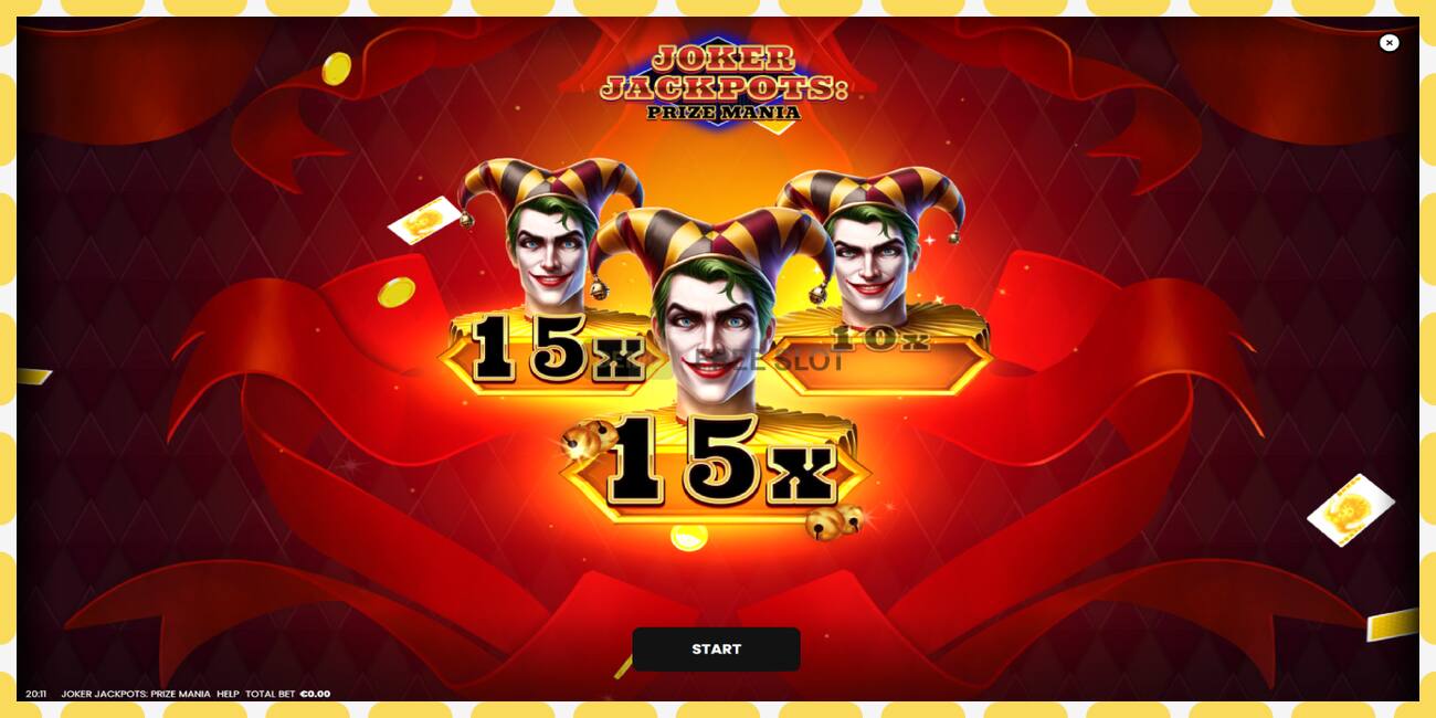 ဒီမိုအထိုင် Joker Jackpots: Prize Mania အခမဲ့နှင့်မှတ်ပုံတင်ခြင်းမရှိဘဲ, ပုံ - ၁