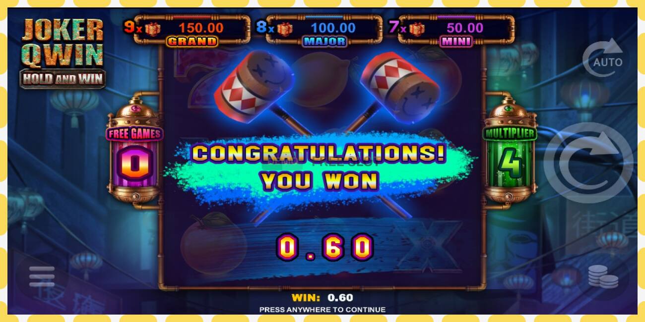 Demo slot Joker Qwin - Hold and Win free and without registration, picture - 1