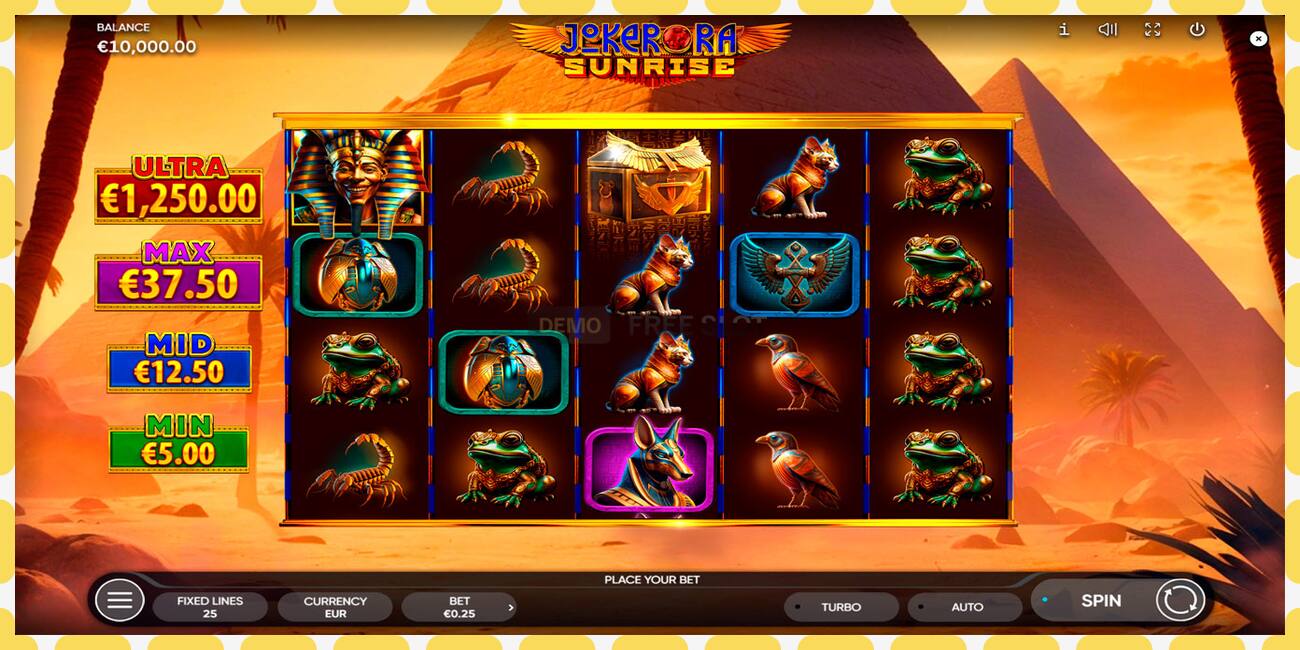 Demo-slot Joker Ra: Sunrise gratis en zonder registratie, afbeelding - 1