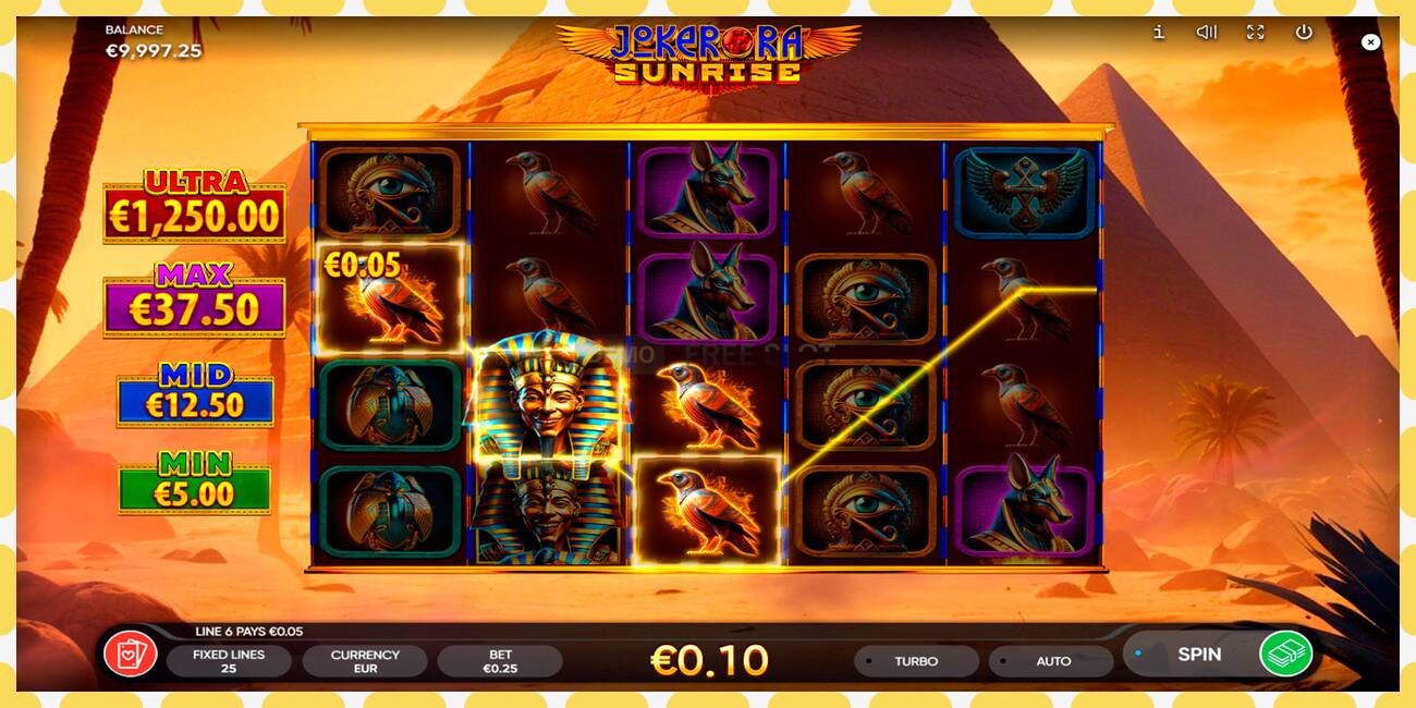 Demo-slot Joker Ra: Sunrise gratis en zonder registratie, afbeelding - 1