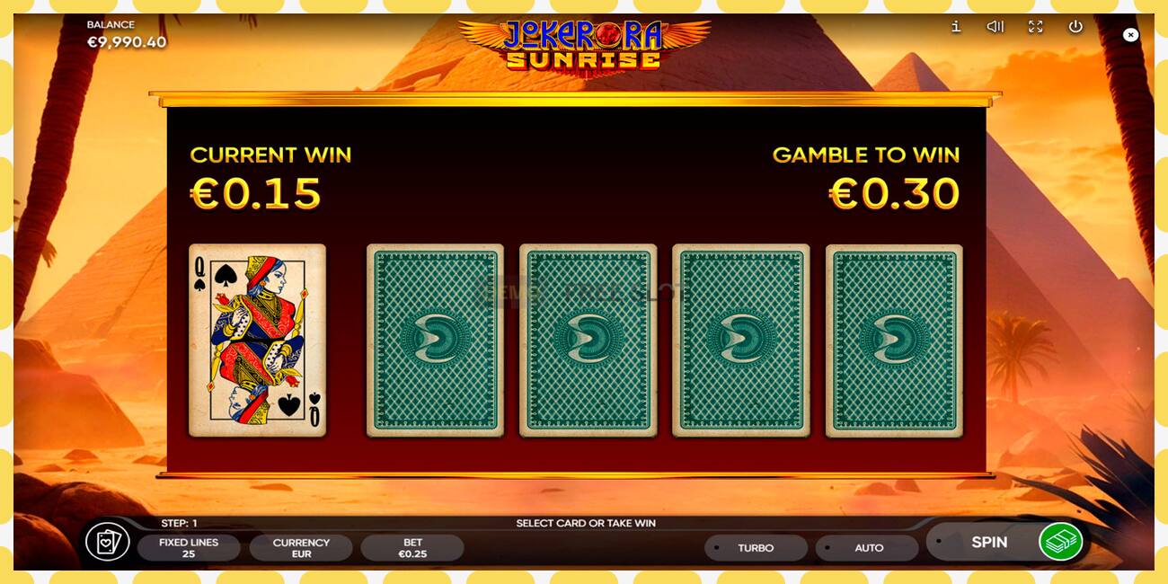 Slot dimostrativo Joker Ra: Sunrise gratuito e senza registrazione, immagine - 1