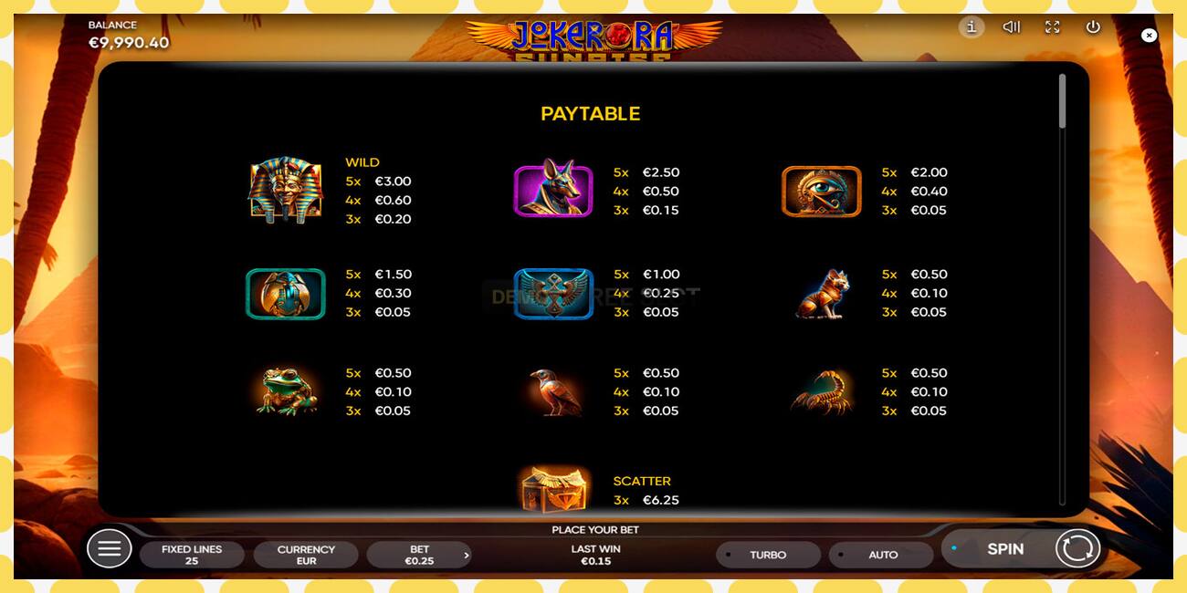 Slot demo Joker Ra: Sunrise gratuit și fără înregistrare, imagine - 1