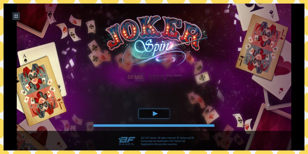 Demo slot Joker Spin free and without registration, picture - 1