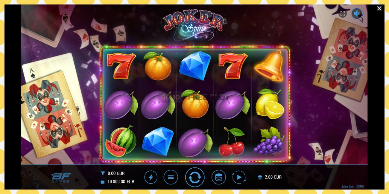 Demo slot Joker Spin free and without registration, picture - 1