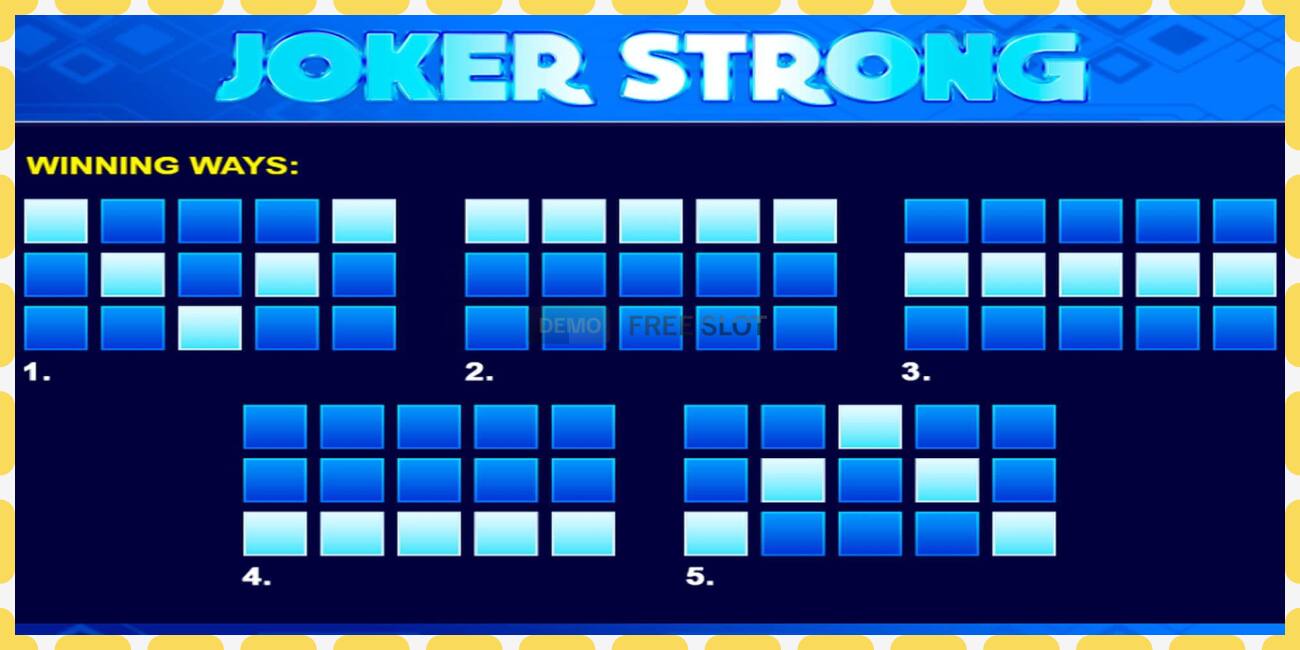 Demo slot Joker Strong free and without registration, picture - 1