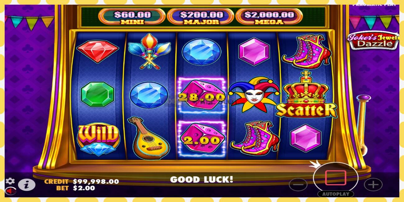 Demo slot Jokers Jewels Dazzle free and without registration, picture - 1