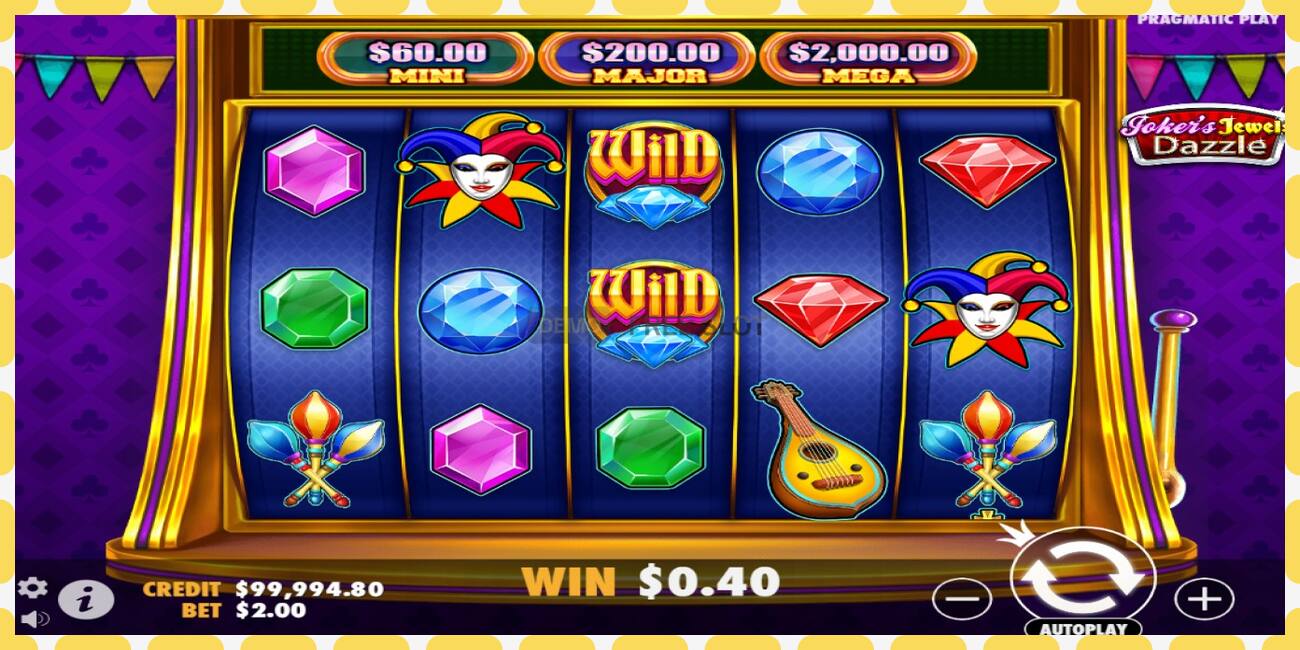 Demo slot Jokers Jewels Dazzle free and without registration, picture - 1