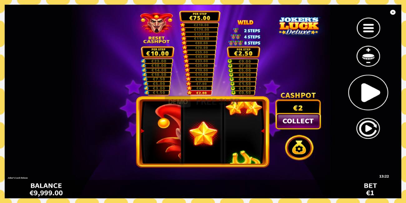 Demo slot Jokers Luck Deluxe zadarmo a bez registrácie, obrázok - 1