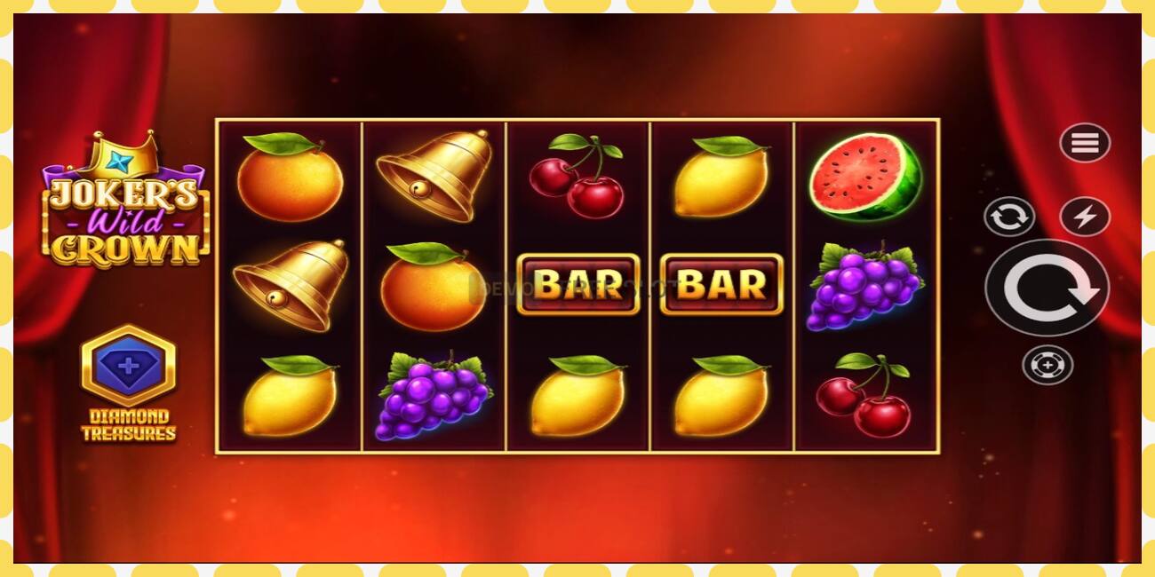 Demo slot Jokers Wild Crown Diamond Treasures free and without registration, picture - 1