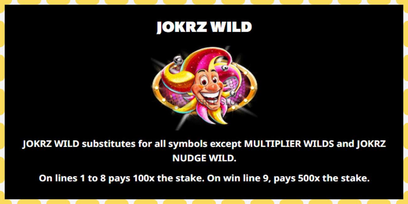 Demo rifa Jokrz Wild Jackpot ókeypis og án skráningar, mynd - 1