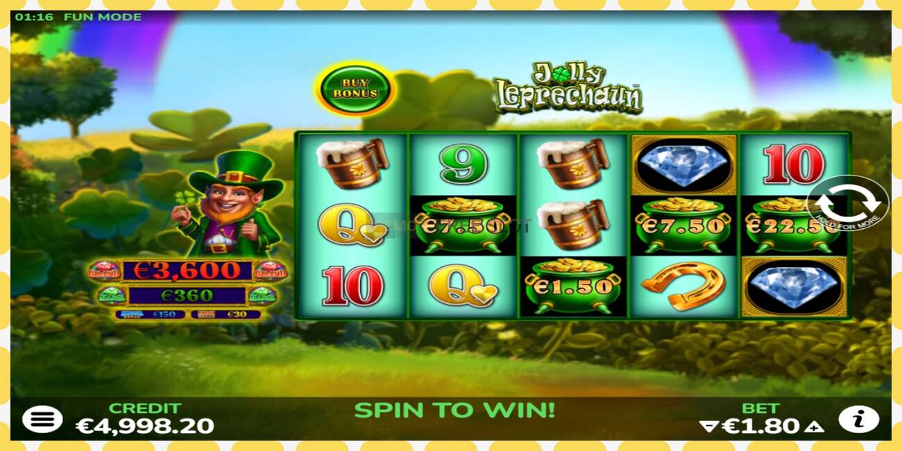 Slot demo Jolly Leprechaun percuma dan tanpa pendaftaran, gambar - 1