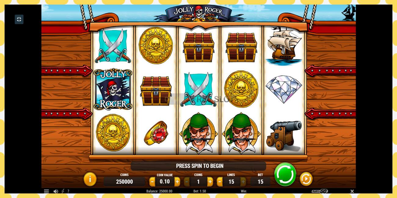 Demo slot Jolly Roger free and without registration, picture - 1