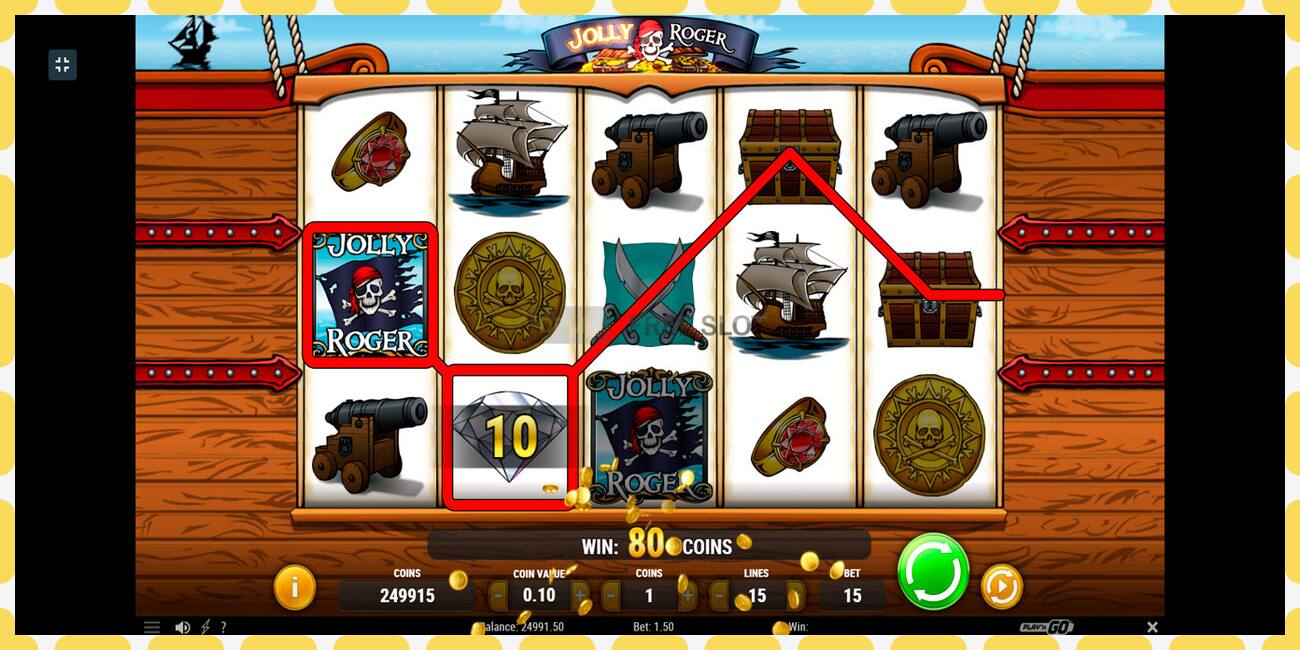 Demo slot Jolly Roger free and without registration, picture - 1