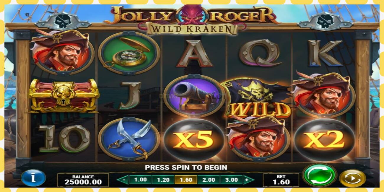 Demo slot Jolly Roger Wild Kraken free and without registration, picture - 1