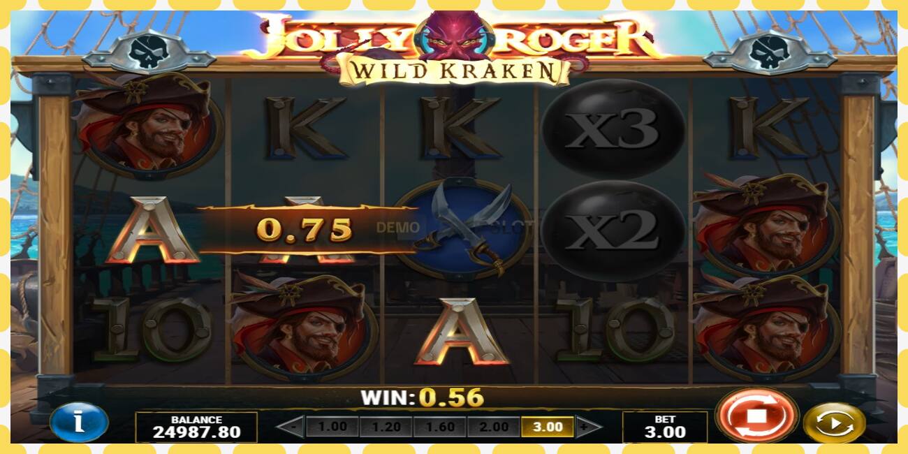 Demo slot Jolly Roger Wild Kraken free and without registration, picture - 1